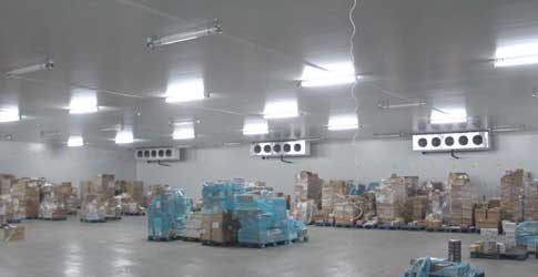 Cámara conservación de congelados para almacén logístico