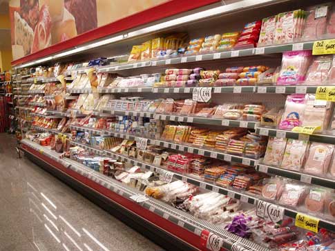 Refrigeradores de aliments para comercios tipo mural